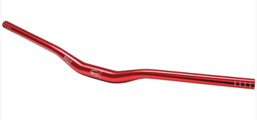Riot red CONTEC Lenker "Brut Select" Griffweite 720mm, Aluminium 6061 double butted, Ø 31,8mm, Backsweep 9°, Upsweep 5°, Rise 30mm